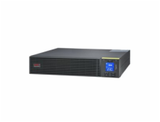 APC Easy UPS On-Line - UPS (k montáži na regál) - 6x zásuvky IEC C13 + 1x zásuvka IEC C19, inteligentní slot pro karty, LCD, s montážním rámem - AC 230 V - 2700 Watt - 3000 VA - RS-232, USB - výstupní