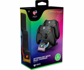 PDP Afterglow Wave pro Xbox, Dual Charger, černý