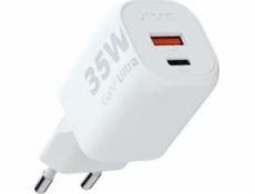 xtorm XEC035 - Síťový adaptér - GaN2 Ultra - 35 Watt - PD, Quick Charge 3.0 - 2 výstupní konektory (USB, 24 pin USB-C)