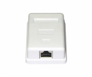 Zásuvka STP 1x RJ45 Cat5E, blok 110, na omítku