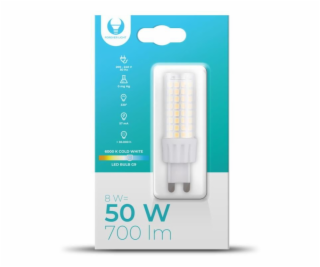 LED žárovka Forever G9 8W studená bílá (6000K)
