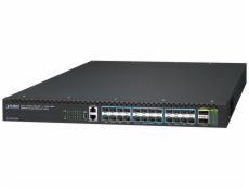 Planet XGS-6350-24X2C L3 switch, 24x10G SFP+, 2x100Gb QSFP28, QoS, 2x power-in