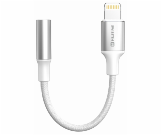 Swissten audio adaptér - textile lightning (samec) / 3,5m...