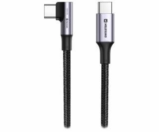 Swissten datový kabel usb-c/usb-c 5a (100w) pro notebooky...