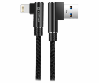 Swissten textilní datový kabel arcade usb / lightning 1,2...