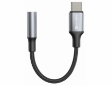 Swissten audio adaptértextile usb-c (samec) / 3,5mm aux 0,15 m černý (nahrazuje 73501301)