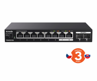 Tenda TEM2010X - Multi-gigabit switch, 8x 2.5G RJ45 + 2x ...