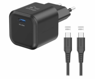 Swissten síťový adaptér gan 1x usb-c 20w power delivery č...