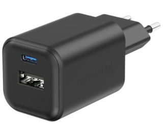 Swissten síťový adaptér gan 1x usb-c 45w pd + 1x usb-a 18...