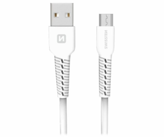 Swissten datový kabelusb/micro usb bílý 1,2m  (samoprodavač)