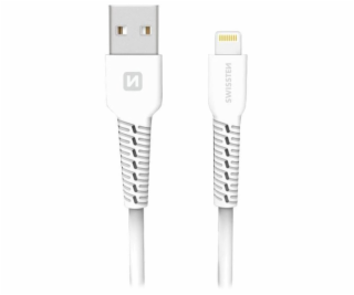 Swissten datový kabelusb/lightning bílý 1,2m  (samoprodavač)
