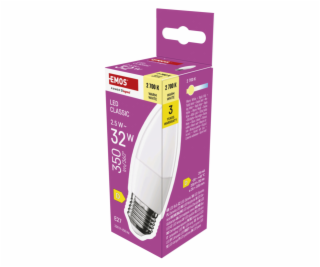 EMOS LED CLS CANDLE 2,5W(32W) 350lm E27 WW