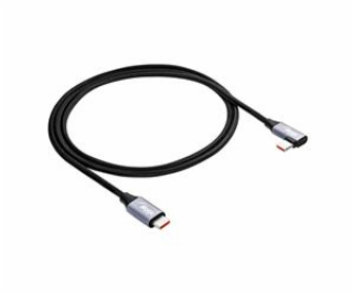 Akyga Angle Kabel USB-C / USB-C 1m AK-USB-54 60W Mesh