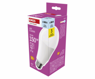 EMOS LED CLS A80 20W(150W) 2452lm E27 CW
