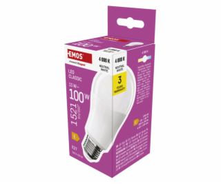 EMOS LED CLS A60 13W(100W) 1521lm E27 NW