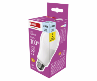 EMOS LED CLS A60 13W(100W) 1521lm E27 CW