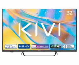 KIVI - 32 , FHD, Android TV 11, Černá, 1920x1080, 60 Hz,r...