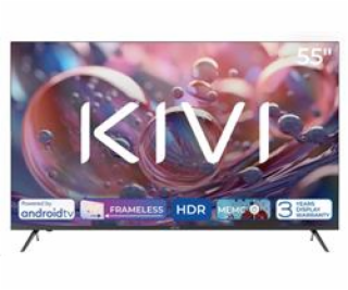 KIVI - 55 , UHD, Android TV 11, Černý, 3840x2160, 60 Hz, ...
