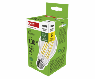 EMOS LED FLM A60 7,2W(100W) 1521lm E27 NW A CLASS
