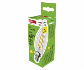 EMOS LED FLM CANDLE 5,9W(60W) 806lm E14 NW