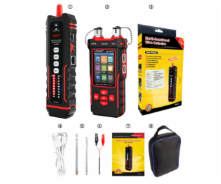 W-Star Tester kabelů RJ45 WSNF859GT, RJ45, OPM, VFL, hled...