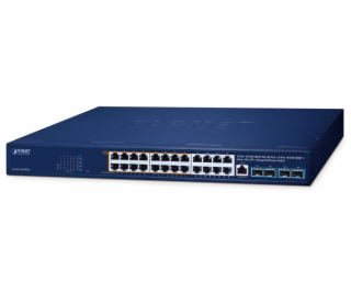 Planet GS-4210-16UP8T4X L2/L4 switch, 24x1Gb, 4x10Gb SFP+...
