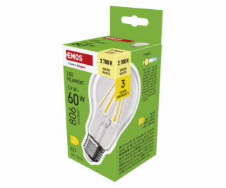 EMOS LED FLM A60 5,9W(60W) 806lm E27 WW