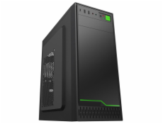 EUROCASE MidT ML N6-500B / bez zdroje / 2x USB 3.0  / USB-C / černá