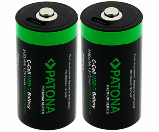 PATONA nabíjecí baterie LR14 (C) Li-lon 2300mAh 1,5V s US...