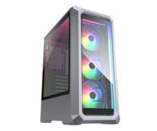 COUGAR PC skříň ARCHON 2 RGB White Mid Tower TG Front Pan...