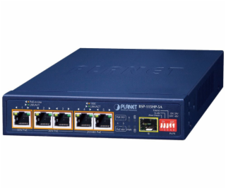 Planet BSP-115HP-5A Hybridní PoE solární switch, 5x 1Gb, ...