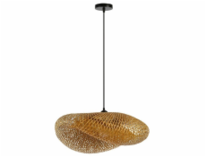 IMMAX BOHO HILO designové závěsné svítidlo, D60cm, E27, bambus