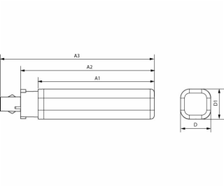 LED zářivka PHILIPS CorePro PLC 6,9W/18W/830/2p  P287549