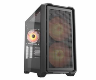 COUGAR PC skříň MX600 Black Mini Tower Mesh Front Panel 2...