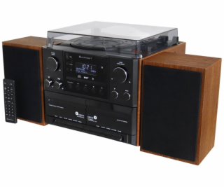 Soundmaster Elite line MCD5600BR/ Gramofon/ CD/ 2x kazeta...