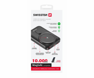 Swissten power bank pd 20w 10000 mah (kompatibilní s mags...