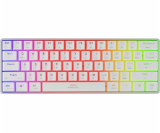 Genesis herní klávesnice THOR 660 G2/Bezdrátová USB + Blu...