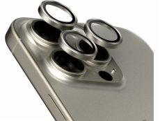 PanzerGlass Hoops - Chránič na objektiv pro mobilní telefon - sklo - barva rámu černá - pro Apple iPhone 15 Pro, 15 Pro Max