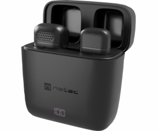 Mobilní bezdrátový mikrofon Natec HOPPER LAVALIER USB-C