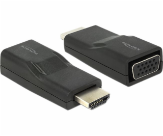 Delock - Nástroj pro převod videa - HDMI - VGA - černá - ...