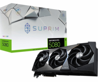 MSI GeForce RTX 5080 16G SUPRIM SOC / 16GB GDDR7 / PCI-E ...