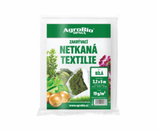 Netkaná textílie AGROBIO 3,2x5m bílá