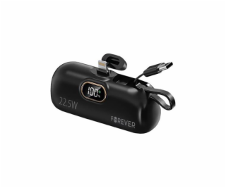Mini PowerBank FOREVER MTB-100 5000mAh Lightning Black