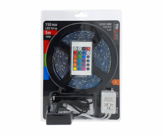 LED pásek 12V 5050 30LED/m IP65 18W TRIXLINE TR 644 RGB 5m
