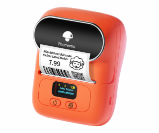 Přenosná tiskárna štítků Phomemo M110 (oranžová)