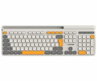 CANYON HKB-W03 bezdrátová CS klávesnice 2,4 Ghz, 105 kláv...