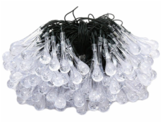 IMMAX LED solární dekorační řetěz DROP, 200xLED, IP65, teplá bílá, 20m