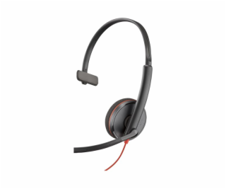 HP Poly Blackwire 3210 Monaural USB-C Black Headset +USB-...