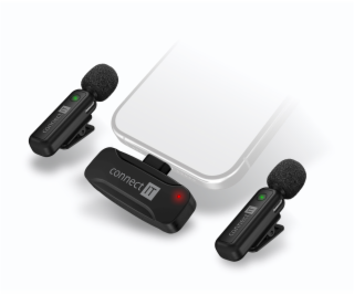 CONNECT IT Wireless Lavalier mikrofon USB-C konektor (2 k...