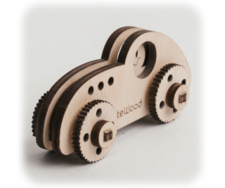 CuteWood Dřevěné 3D puzzle Sportovní auto